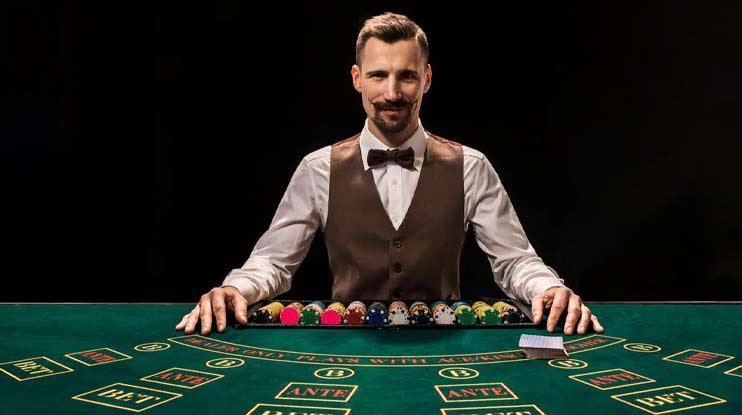 Meja No Commission Baccarat langsung di tototik dengan dealer profesional dan antarmuka taruhan yang jelas